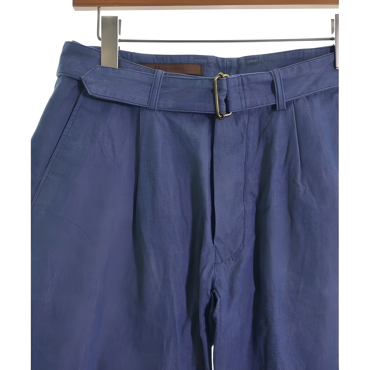 HONOR GATHERING BLUE COTTON PANT